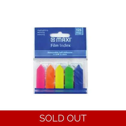 Film Index Maxi 5 Color Arrow